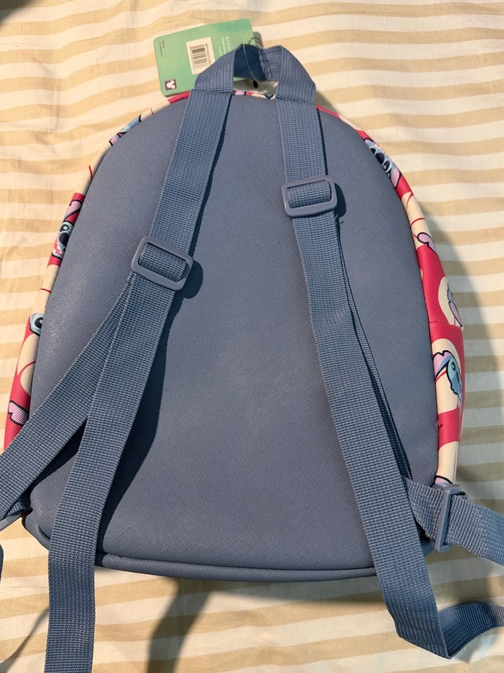 Disney Pink and Blue Stitch Kids Mini Backpack